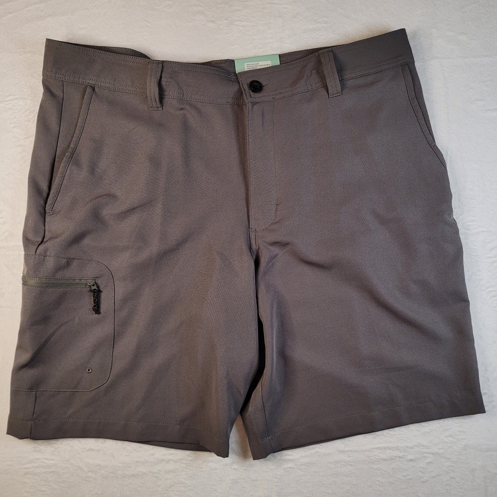 Magellan Outdoors Shorts Mens 40 Gray Aransas Pass Hybrid Gear Water Repellent